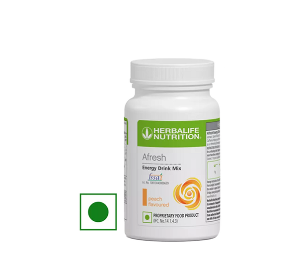 Afresh Energy Drink Mix - Peach 50grm